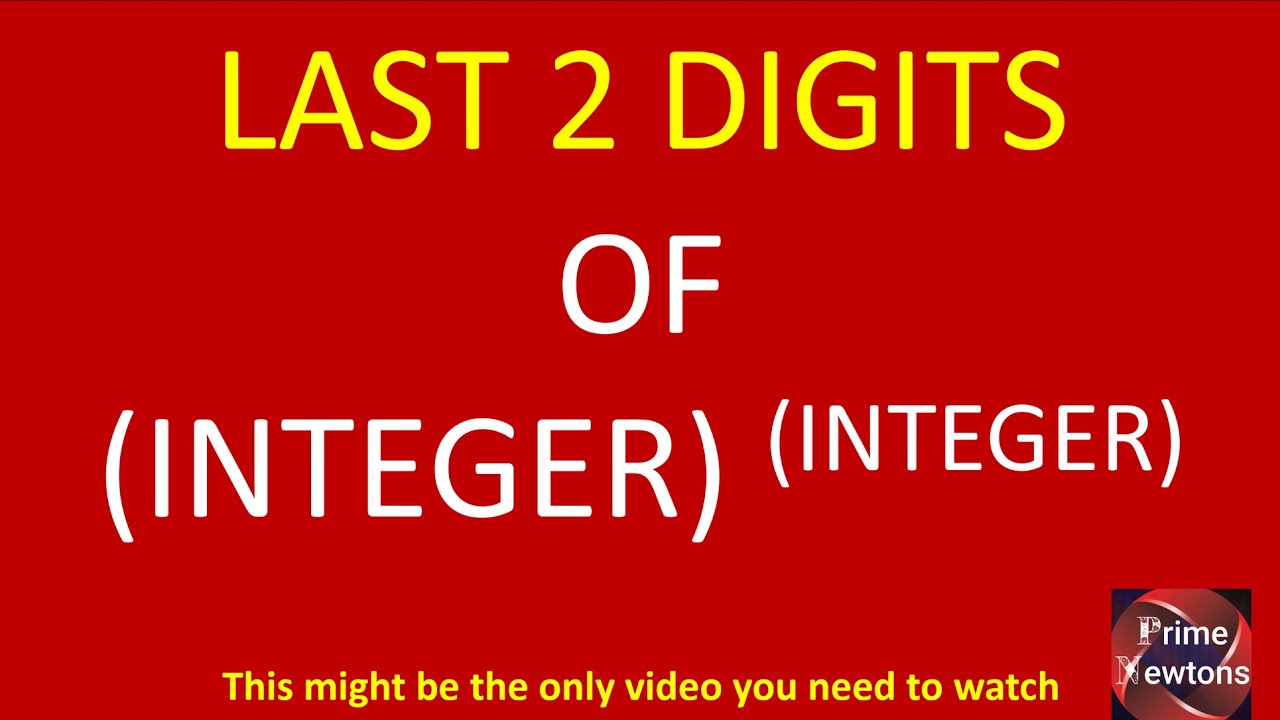 How to Find The Last 2 Digits of A Large Number Written in Exponent Form
