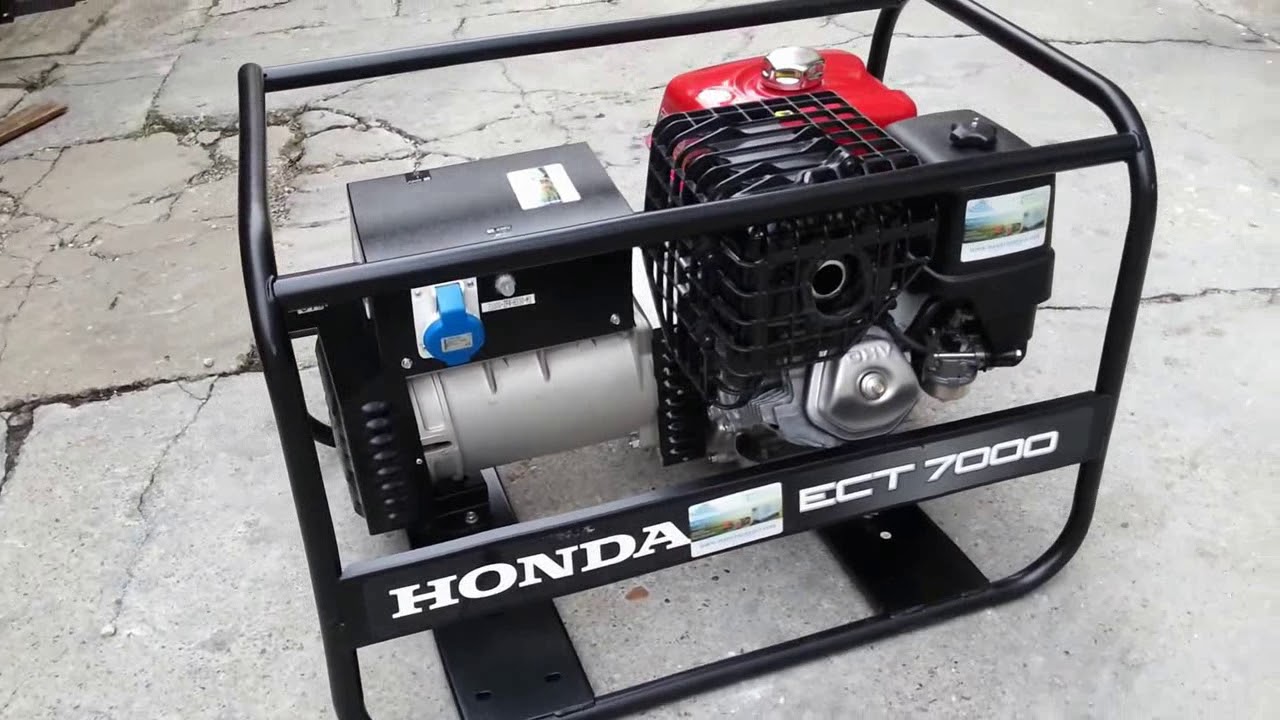 ⚡Бензиновый генератор Honda ECT 7000 ✅Оригинальная продукция Honda ⭐Япония (Honda France)