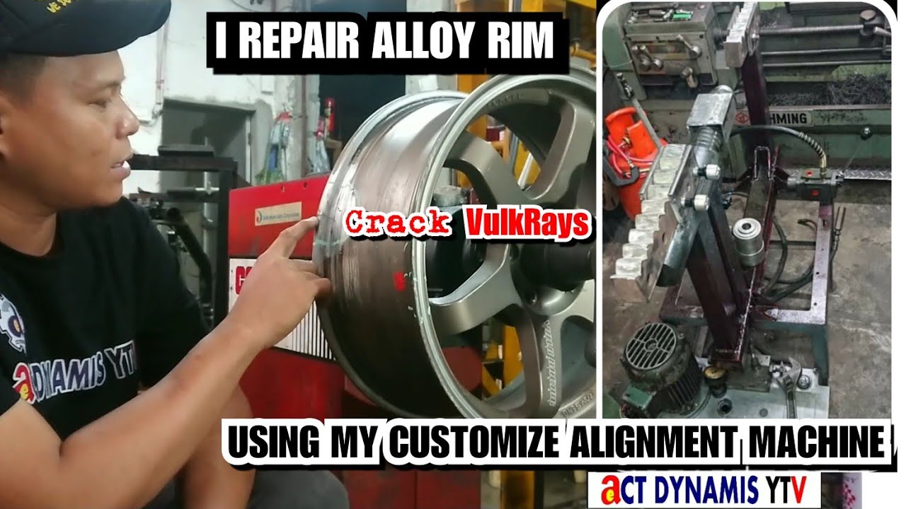 Crack Alloy Wheel Repair and Alignment /Crack  Alloy Rim Repair / VulkRays / Rayseng