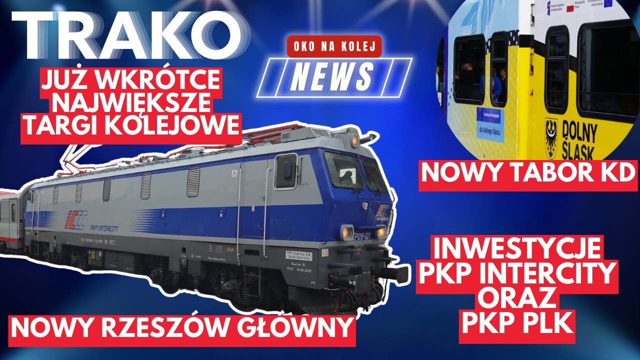 Kolej przyspiesza, TRAKO 2025, FPS Poznań nowe fakty, Zaplecze PKP Intercity, Koleje Dolnośląskie