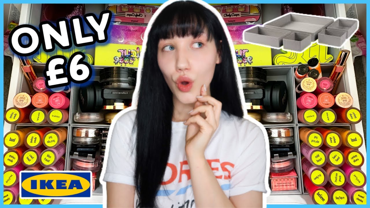 ORGANISING MY IKEA ALEX MAKEUP DRAWERS WITH NEW STORAGE | MAKEMEUPMISSA