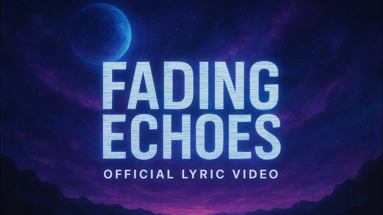 Fading Echoes - (Official Lyric Video) Original Sound🎧🎶