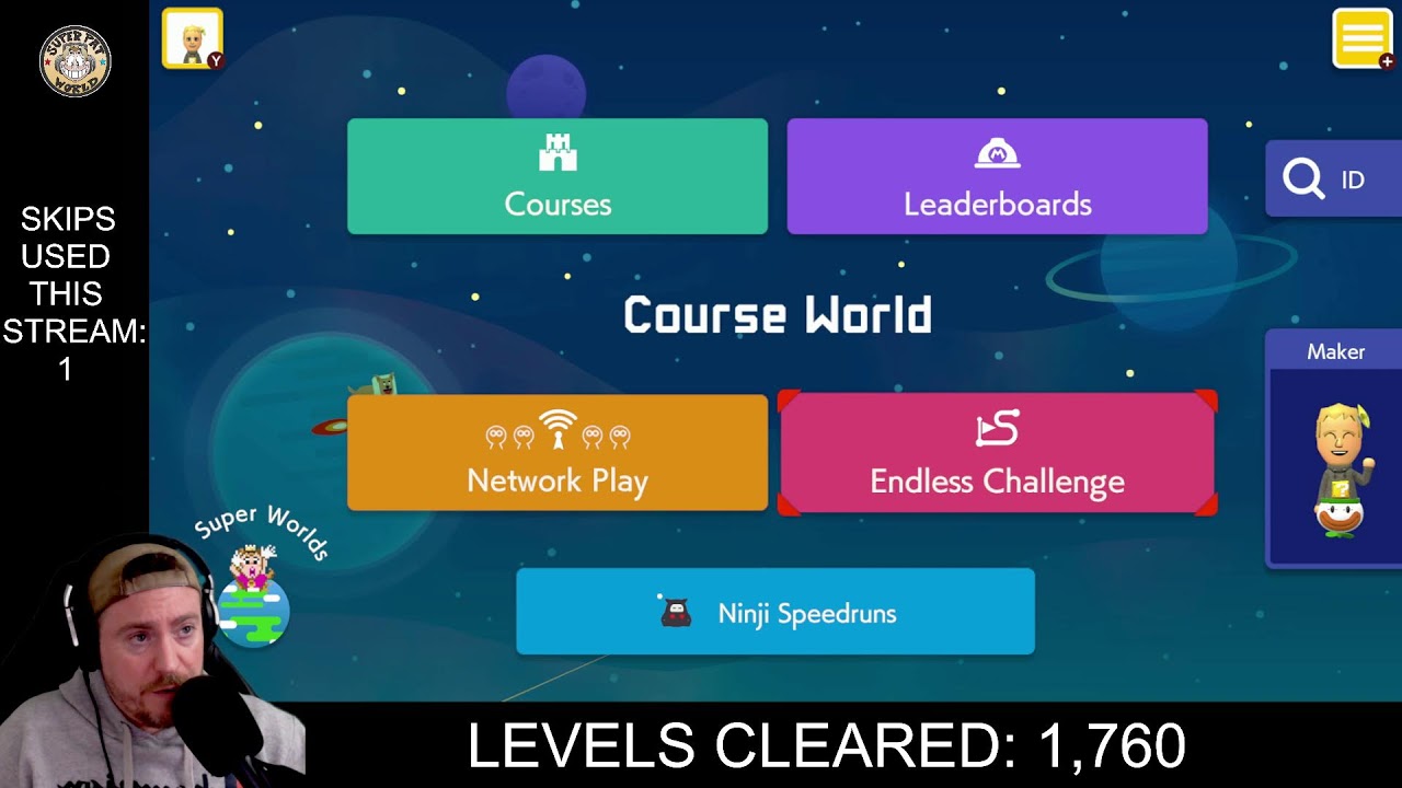 1,736 of 10,000 Expert Clears by 2027! Family Friendly Mario Maker 2 | Nintendo Switch 2