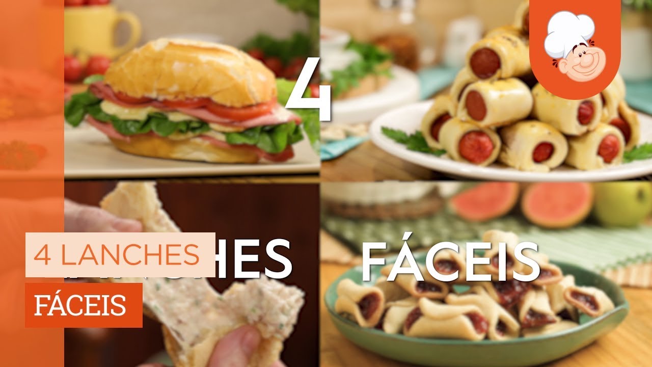 4 lanches fáceis — Receitas TudoGostoso