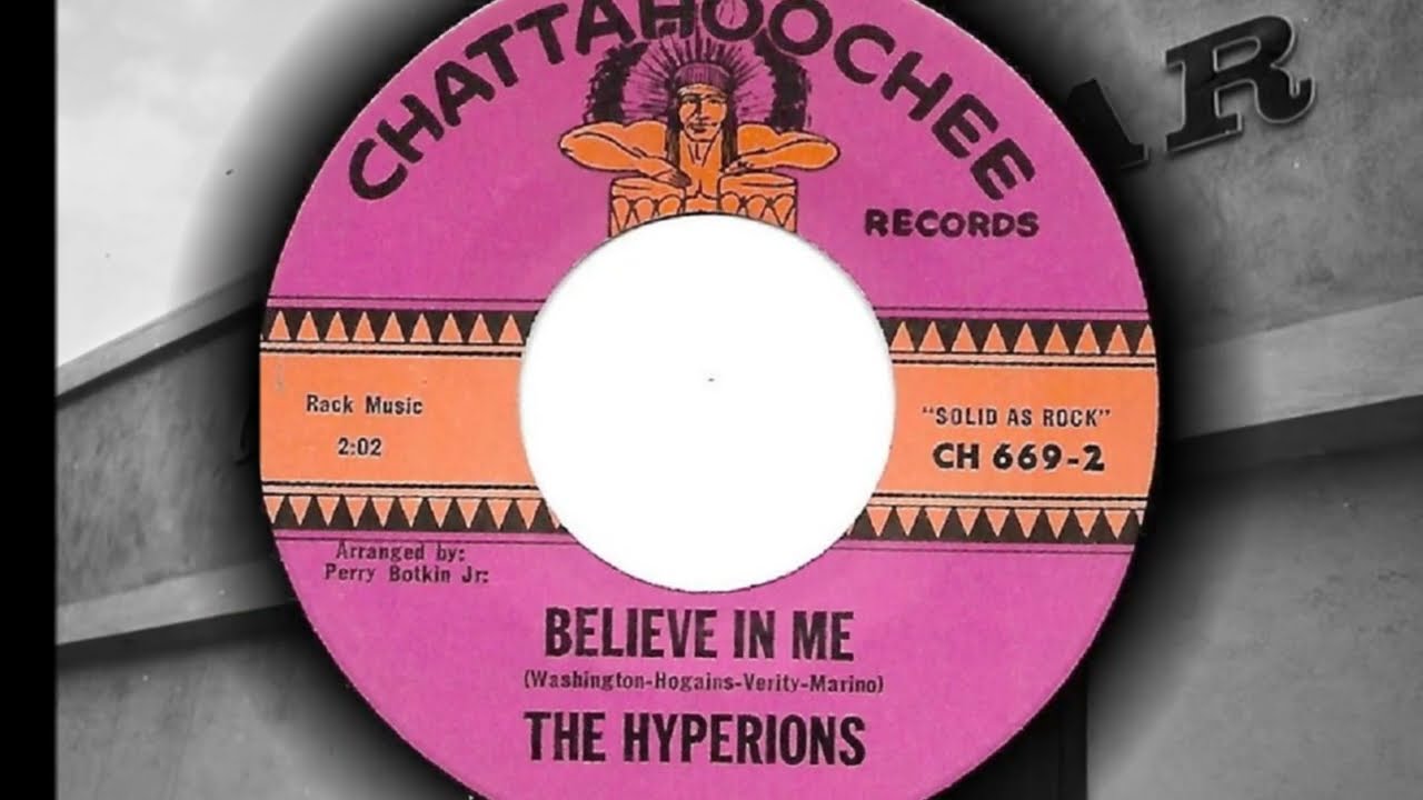 Hyperions - BELIEVE IN ME - (Gold Star Studios)  (1965)