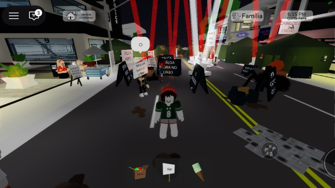 Protesto no Brookhaven...