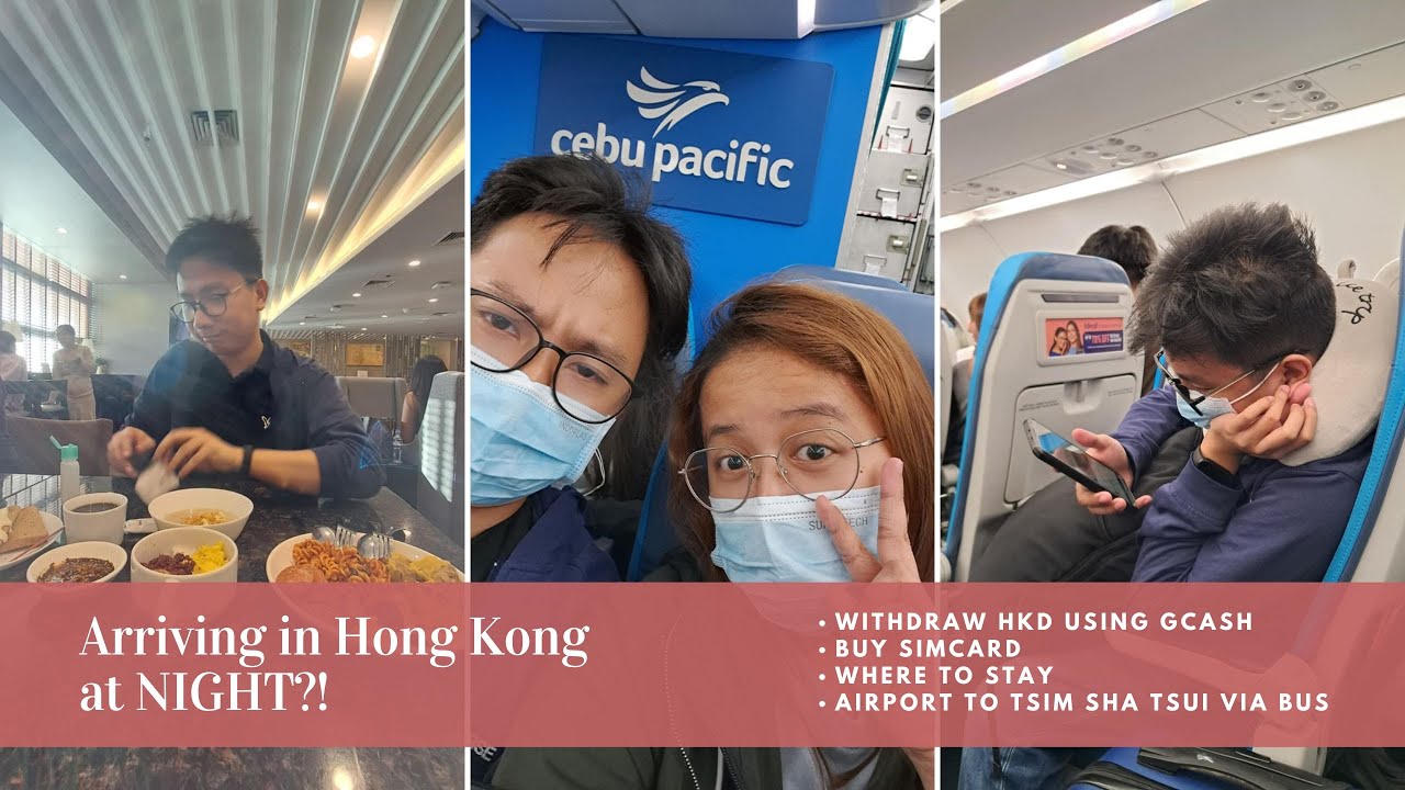 Arriving in Hong Kong at NIGHT?! Where to buy sim, octopus card, and withdraw HKD using Gcash 😱