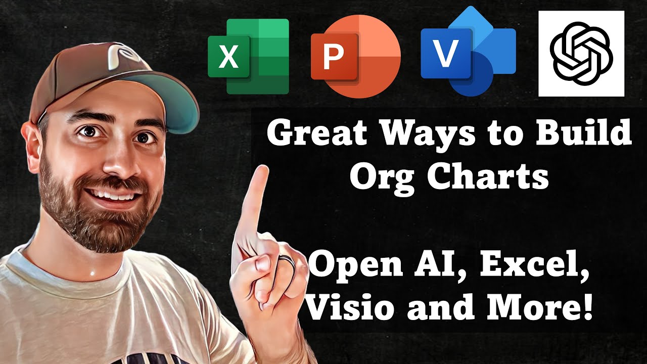 Great Ways to Build Organizational Charts: Excel, Visio, Draw.io, and Open AI