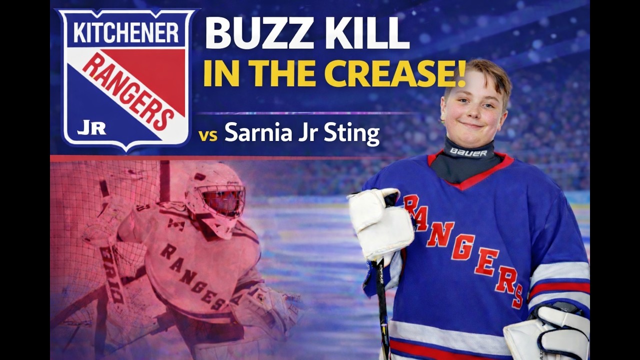 Ayden Gurris - Goalie Highlights |  U14 BB Kitchener (Blue) vs. | Sarnia Jr. Sting Feb. 15, 2026