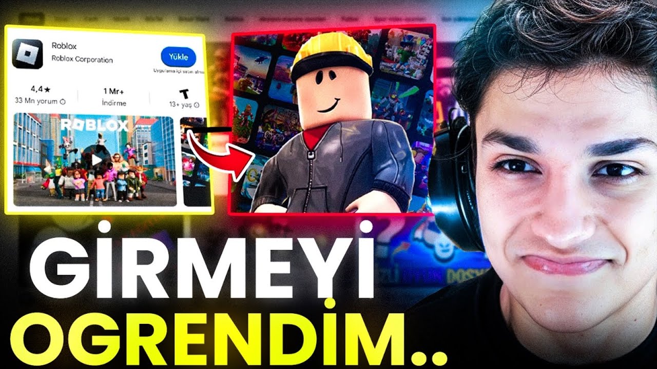 SONUNDA ROBLOX'U İNDİRMEYİ BAŞARDIM..