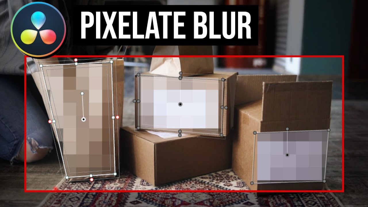 How to Pixelate Blur Labels in DaVinci Resolve 17 with Mosiac Blur Effect and Power Windows