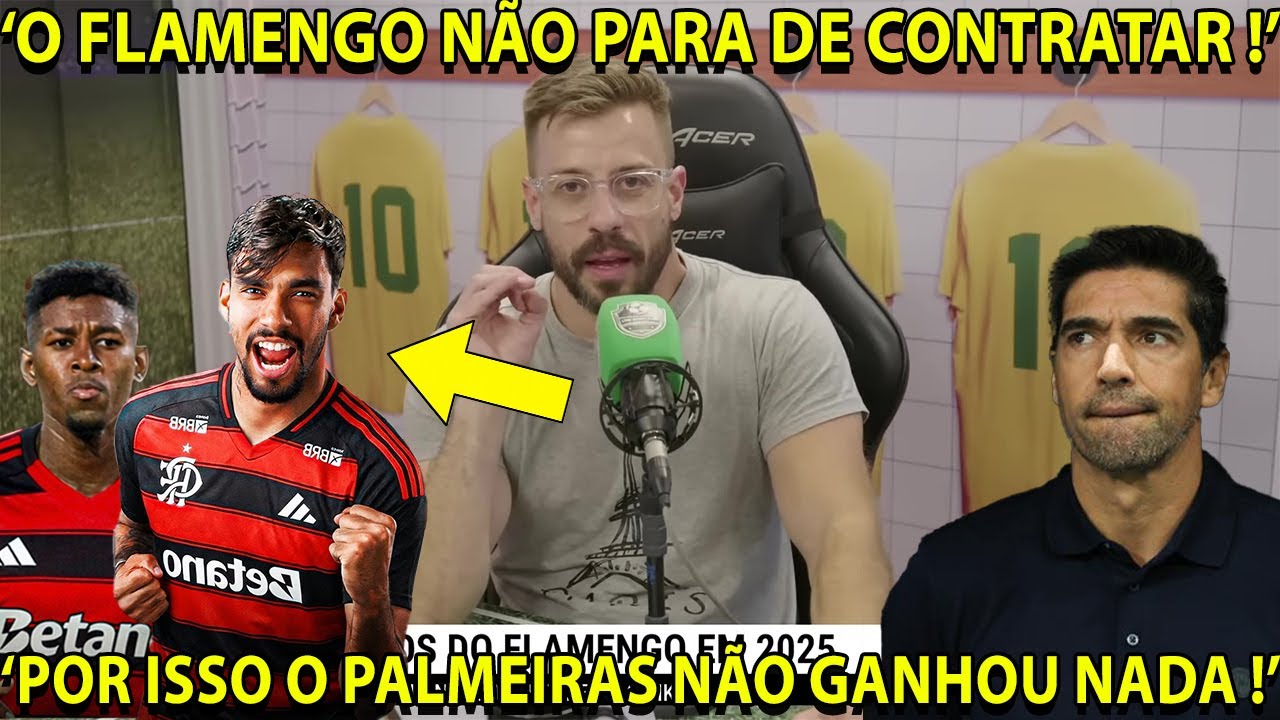 ANTI FLAMENGUISTA PALMEIRENSE COM MEDO DO FLAMENGO: O FLAMENGO NÃO PARA DE CONTRATAR JOGADOR CRAQUE!