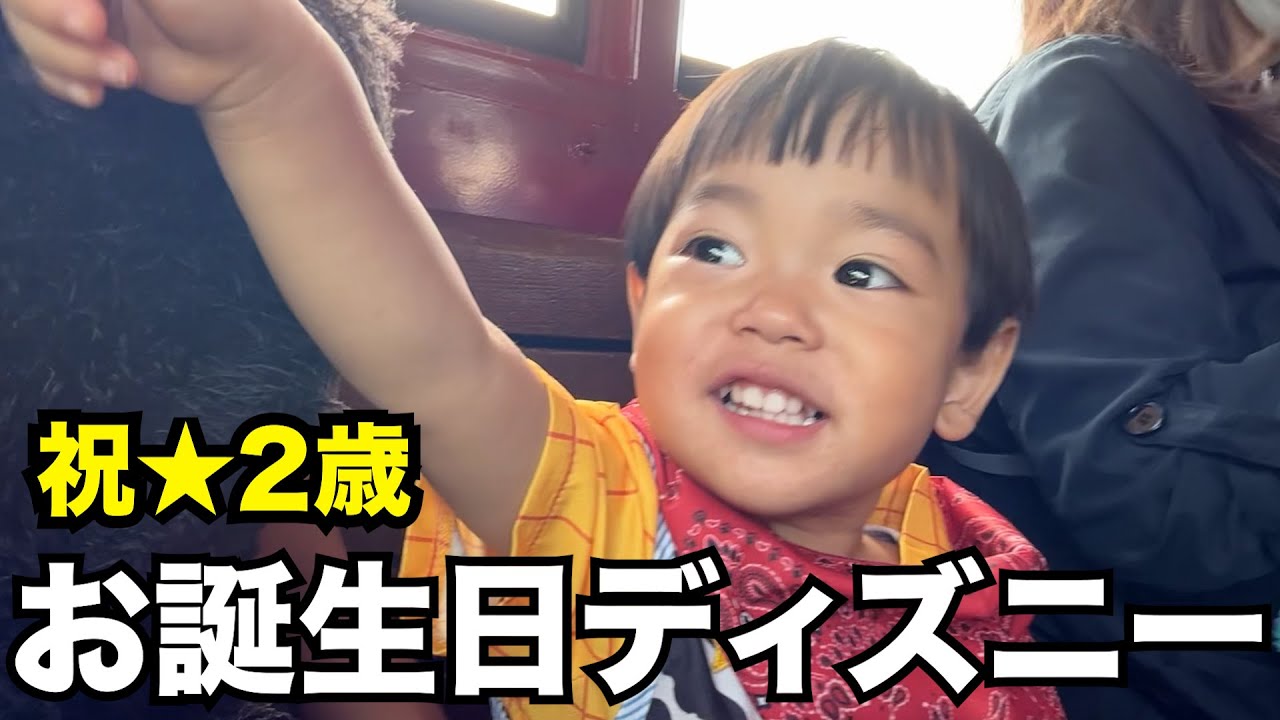 2歳のお誕生日ディズニーVlog