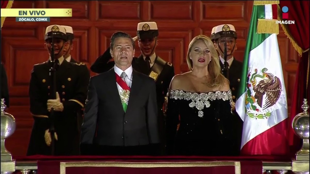 Grito de independencia 2017 en el zócalo, con Enrique Peña Nieto