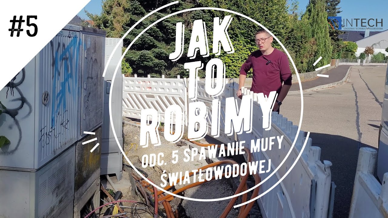 Montaż i spawanie mufy światłowodowej