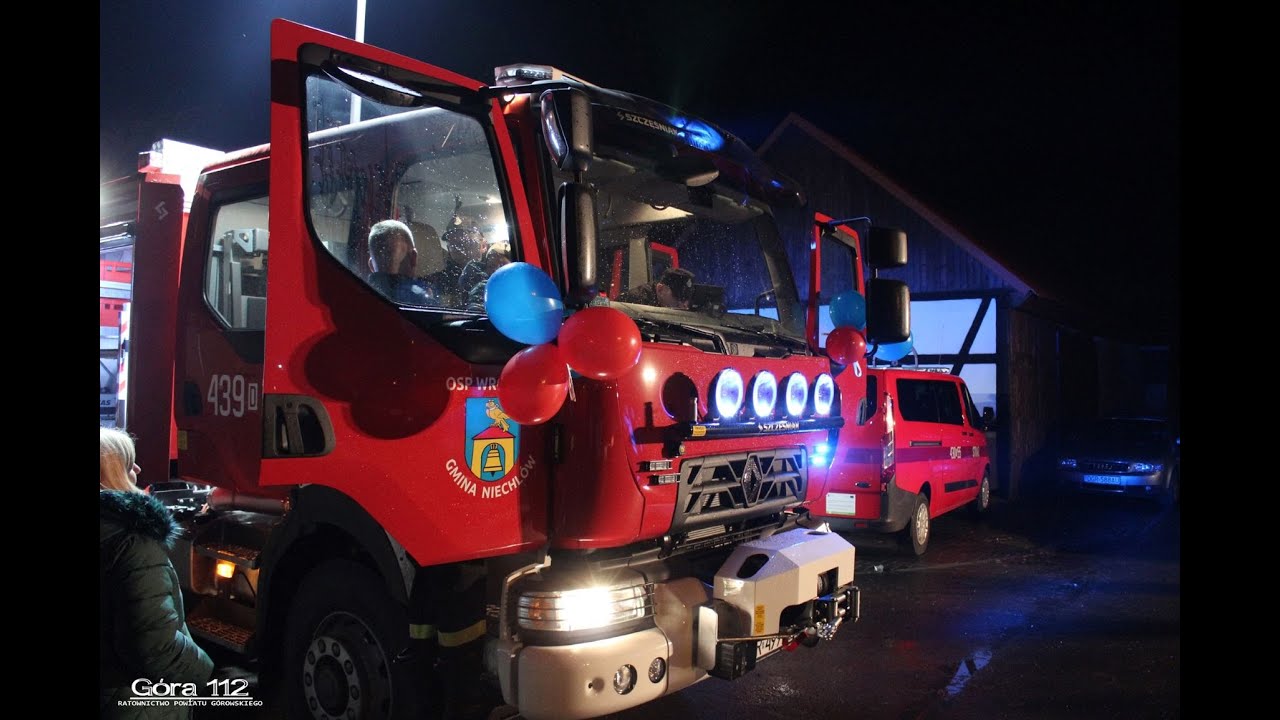 OSP Wron&oacute;w - Powitanie nowego wozu GBA 3/28 Renault Range D16