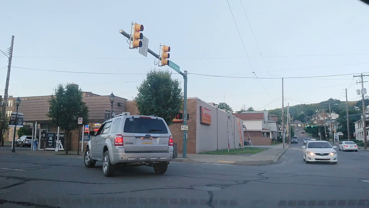 Driving by Carbondale, Pennsylvania