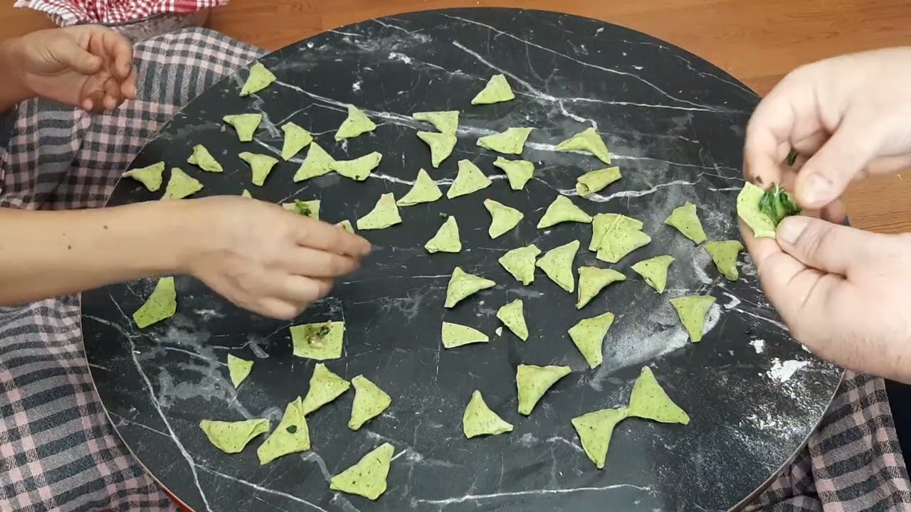 ŞEFİN ISPANAKLI MANTI TARİFİ ❗ İÇ HARCIN HAZIRLANIŞI ✅ MANTI HAMURU ÖLÇÜLERİYLE VE MANTI SOSU