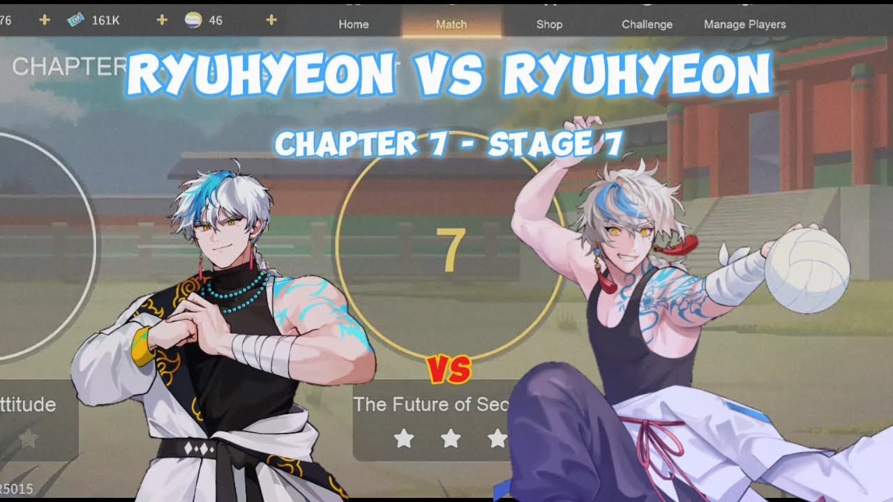 Ryuhyeon vs Ryuhyeon | Story Mode (Chapter 7 - Stage 7) | The Spike Cross