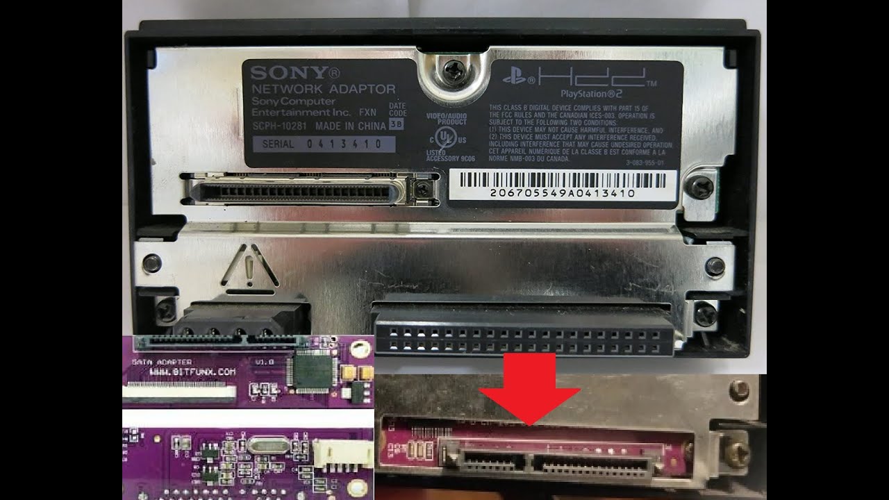 [Parte 1] Ps2 Fat sata hdd - conversione network adaptator sony ide to sata fino a 2TB?