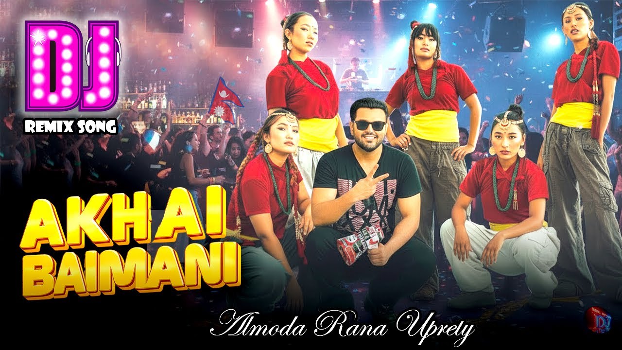 Ankhai Baimani DJ Remix | Almoda Rana New Song 2025 | Nepali Party Music