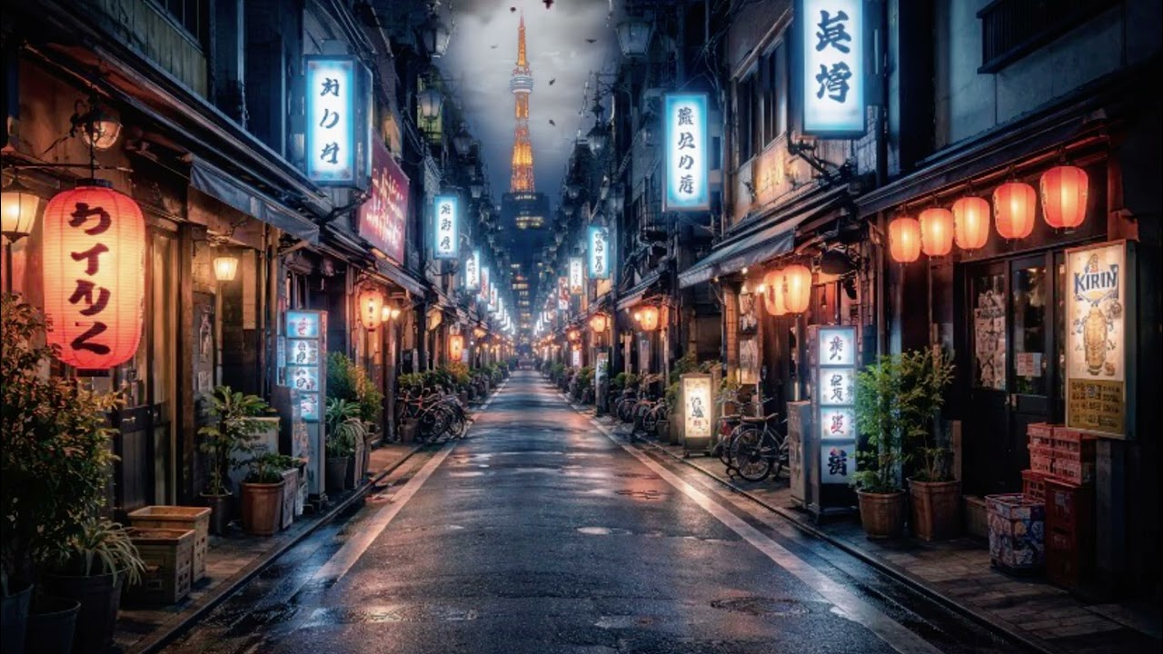 Tokyo Night Walk 🌧️ (Calm Lofi)