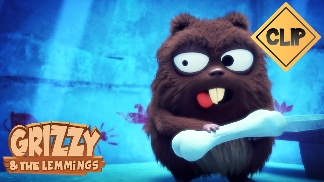 🦴✨ Magiczna Kość 🐻🐹 Grizzy i Lemingi / Cartoon