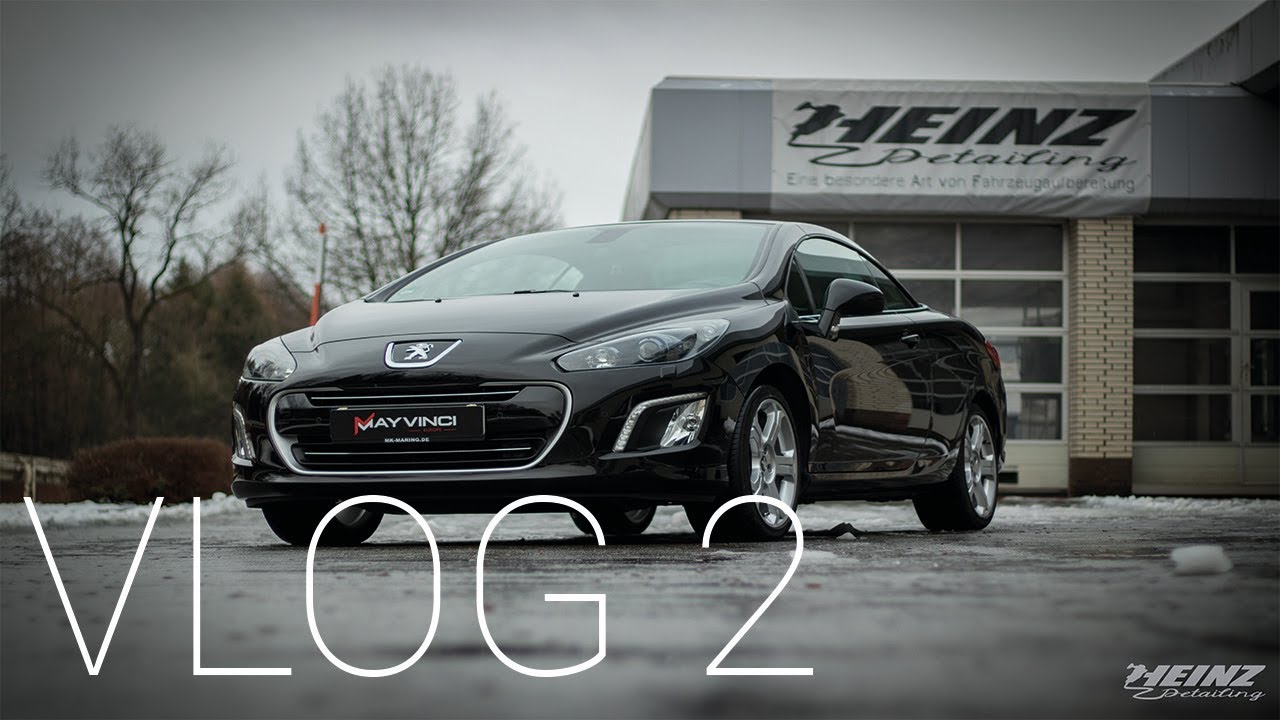 Vlog No. 2 Peugeot 308 CC wird auf Hochglanz gebracht und anschließend mit Mayvinci C16 versiegelt.