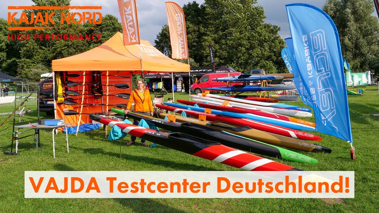 Kajak Surfski testen Probefahren Testcenter VAJDA Deutschland Jantex Braca Paddel Wingpaddel Technik