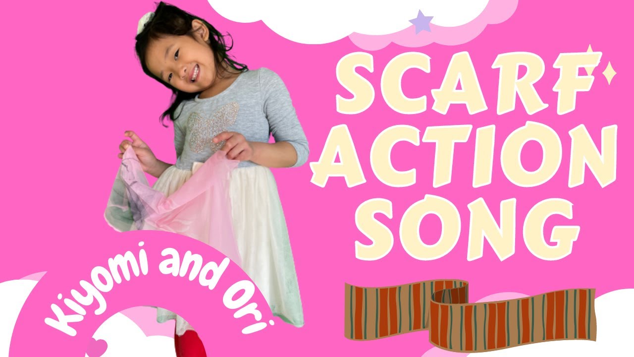 SCARF PRESCHOOL SONG |Learning Body Parts  Action Song