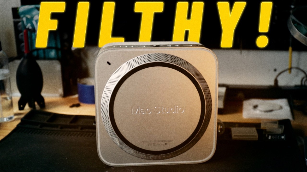 Your Mac Studio Might Be CAKED with Dust (Not Good) - Let's Clean It!