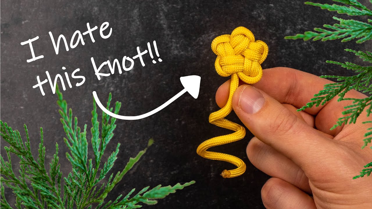 Paracord Star Knot Tree Topper—Ornament #7