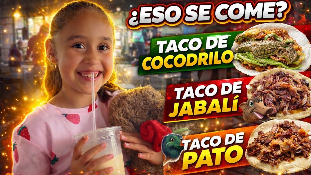 Comiendo 🌮Cocodrilo🐊, Jabalí 🐗 y Pato 🦆 en Sabor Salvaje, Guadalajara🇲🇽