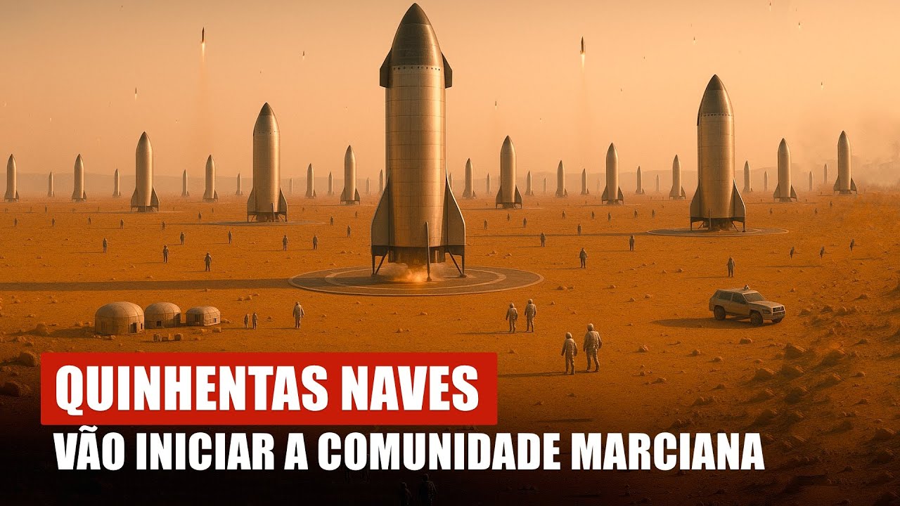 Come&ccedil;a em 2026: Como a SpaceX vai colonizar o Planeta Marte