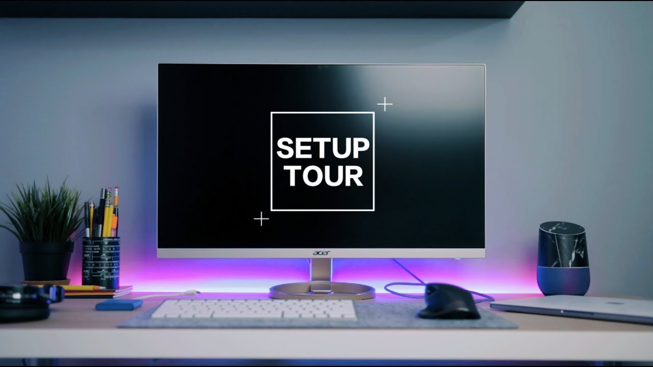 PERFECT MACBOOK PRO 2017 DORM DESK SETUP TOUR [Mobile Workstation]