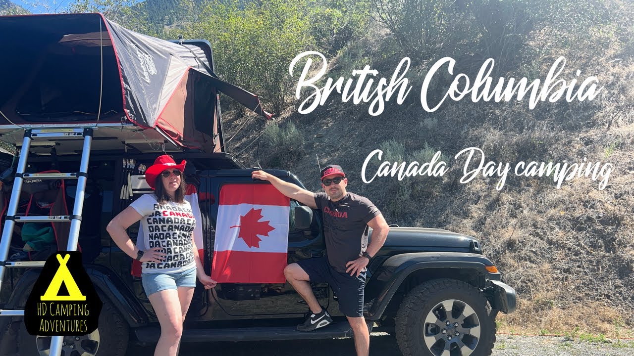 Canada Day camping in British Columbia(In our Jeep wrangler with ikamper skycamp mini)