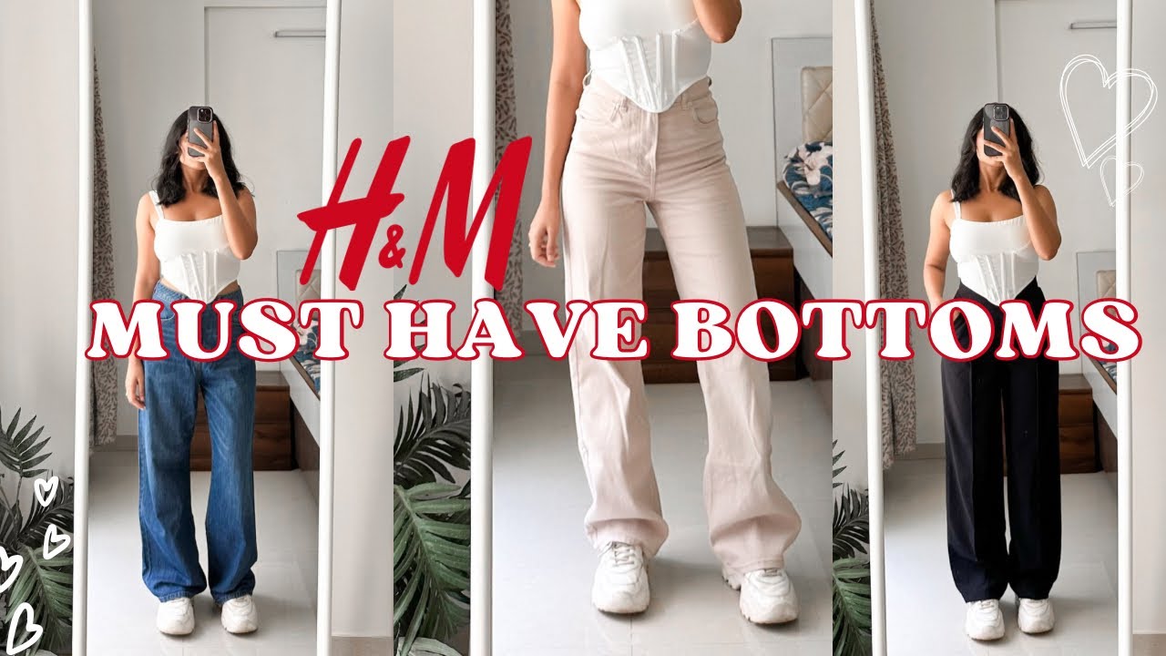 H&M Must Have Bottom wear | Jeans | trousers | Cargo Pants & more | Dharti Singh