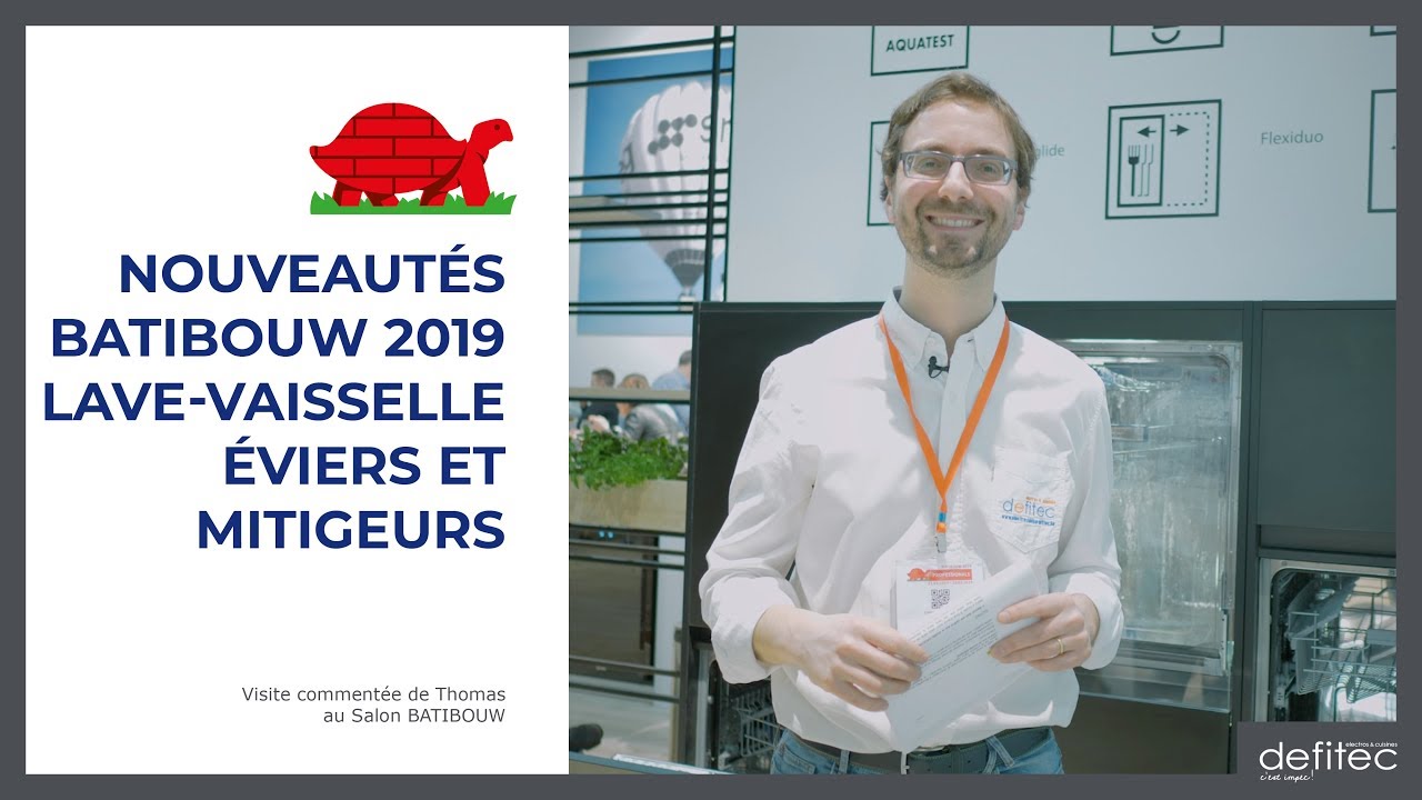 BATIBOUW 2019 - Nouveautés en lave-vaisselle & évier de cuisine - Visite commentée du salon - Ep.2