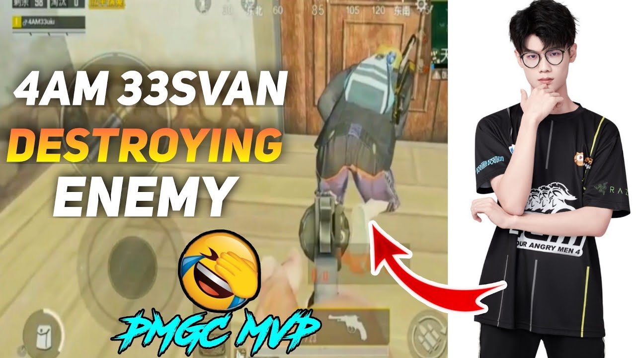4AM 33Svan 3 Minutes Of Destroying Enemy Confidence | PMGC League MVP | Pubg Mobile Esports
