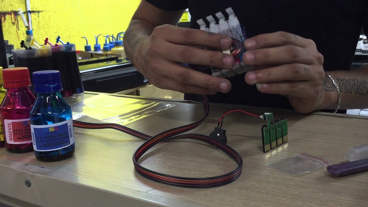 Como Instalar o Bulk Ink na Epson Xp 214 Xp 411