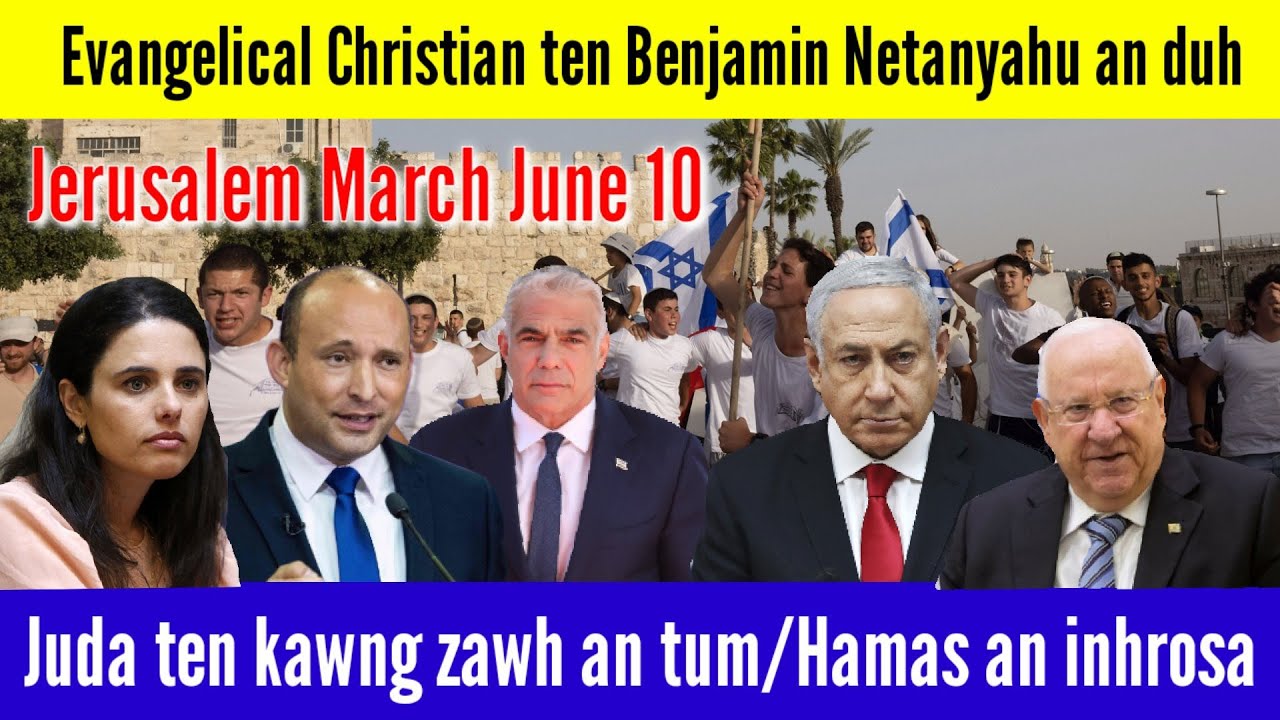 Naftali Bennett leh a thiannu nunna a derthawng/Puithiam hovin Lapid-Bennett Govt. duh lo