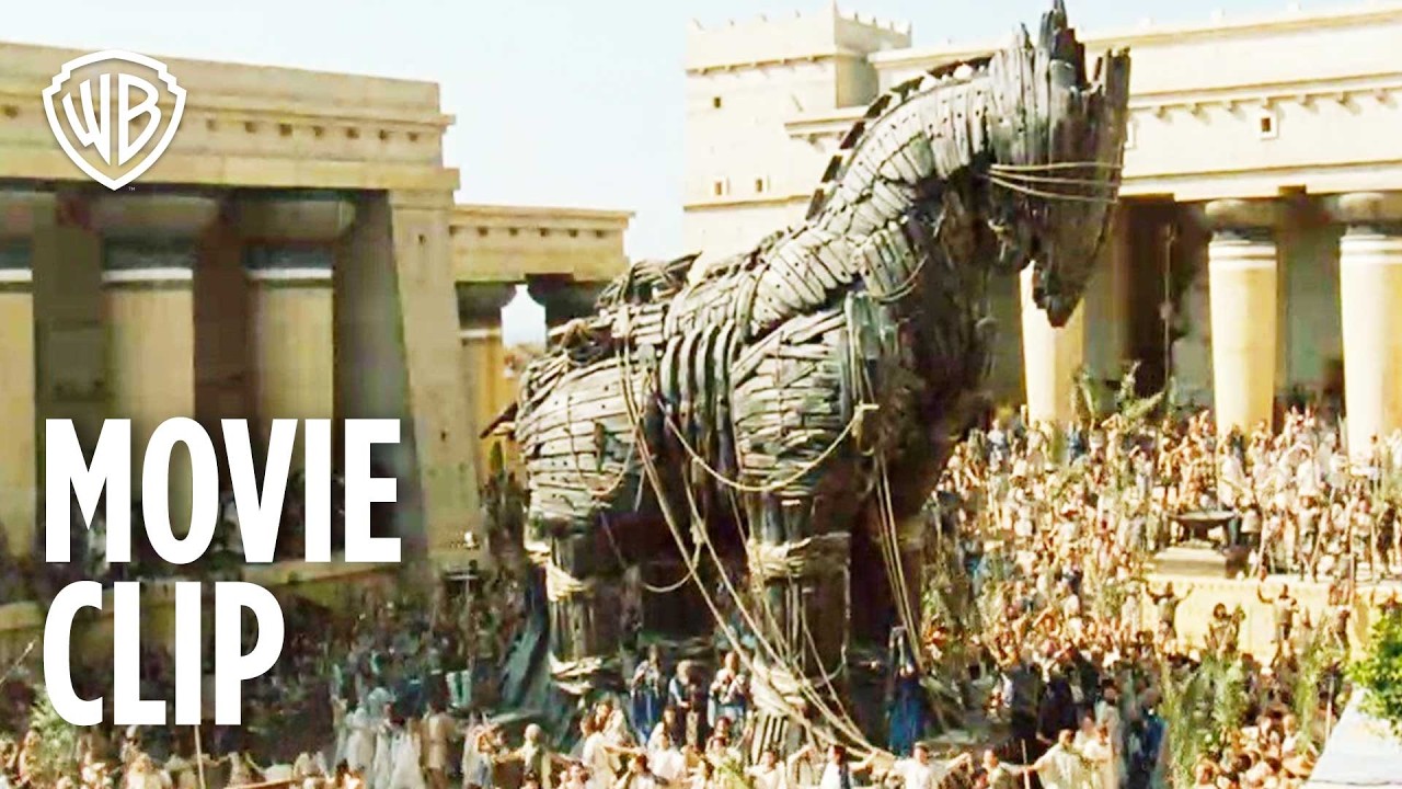 Troy | Trojan Horse Battle Scene | Movie Clip | Warner Bros. Entertainment