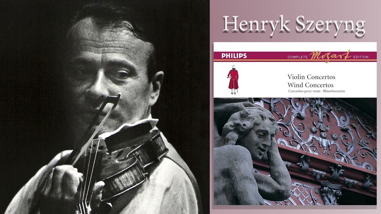 Henryk Szeryng - Mozart: Violin Concerto No. 1 in B-flat major, K. 207. Rec. 1970