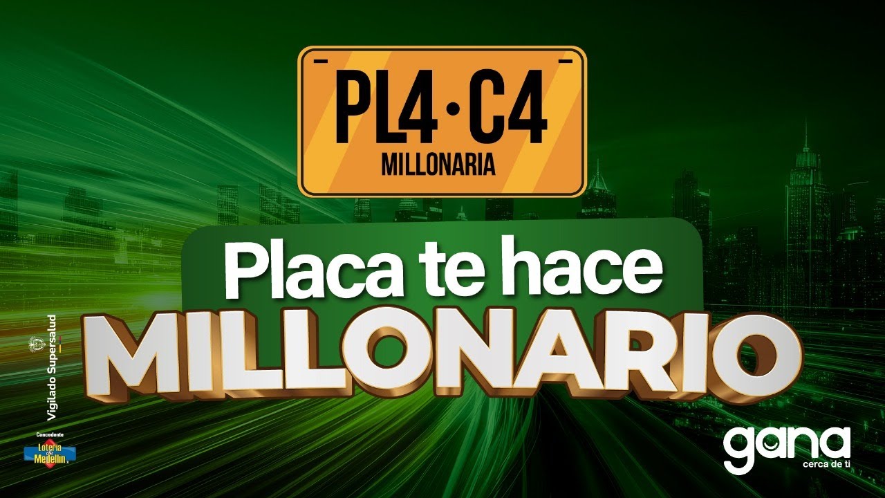 Sorteo Placa Millonaria  30 de enero de 2026