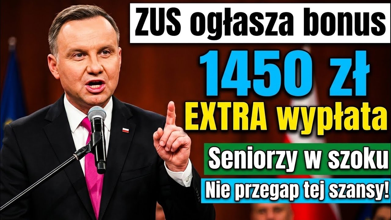 1450 zł EXTRA od ZUS! Seniorzy nie mogą przegapić tej wypłaty