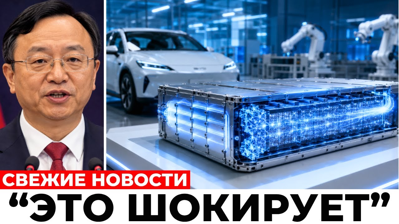 Новая батарея BYD полностью обходится без лития &mdash; и она дешевле