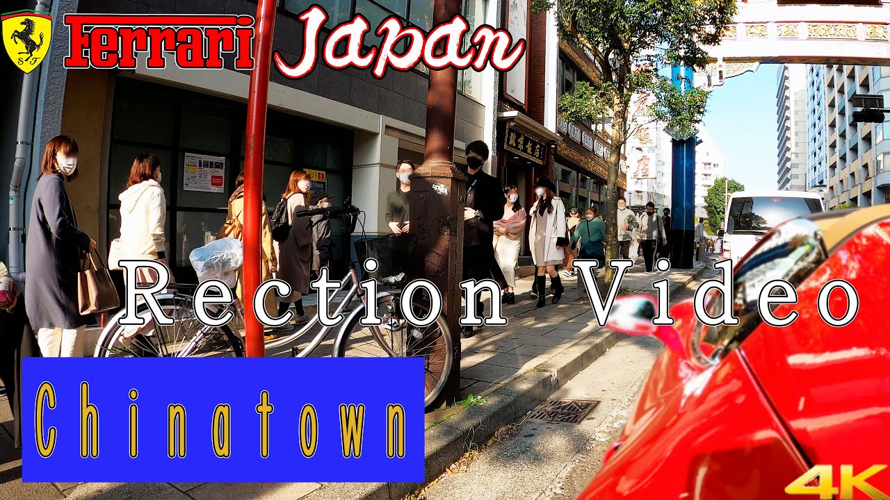 YOKOHAMA chinatown Reaction People video | Video Orang Reaksi Pecinan Ferrari from Japan