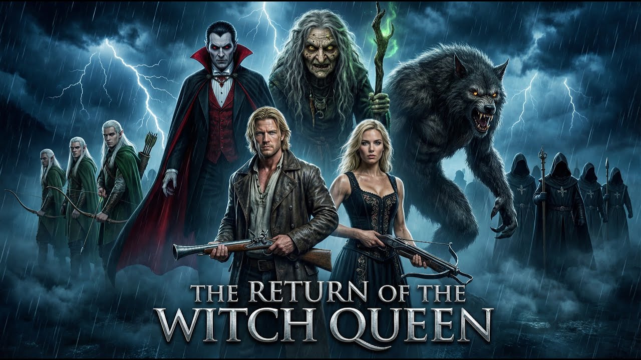 The Witch's Revenge - Werewolf, Vampire & Hunters Clash | Horror Short Film AI
