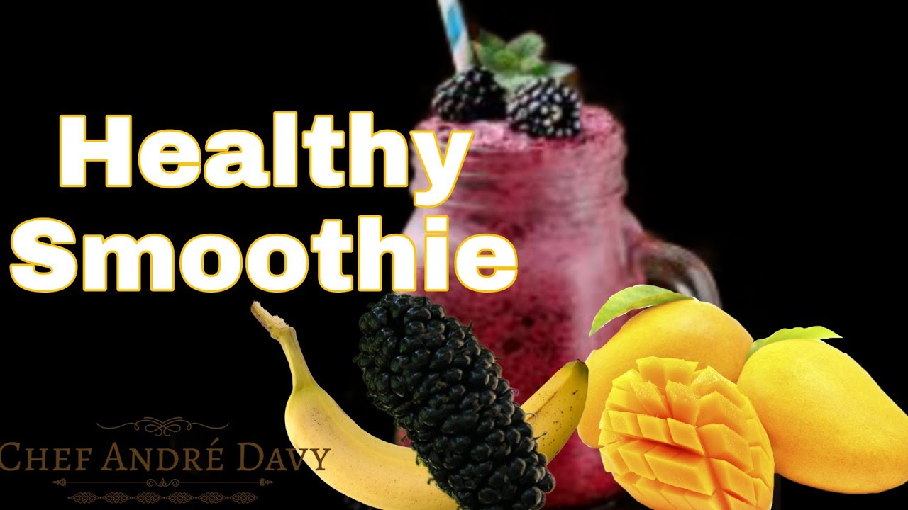 High Fiber Smoothie For Weight Loss | Tropical Fruit Smoothie ||  Chef Andr&eacute; Davy
