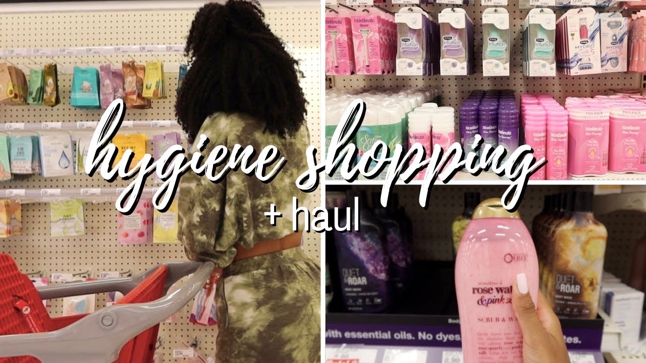COME HYGIENE SHOPPING WITH ME | Target Hygiene Products + Haul | Hygiene Shop With Me 2021 | TayyLiz